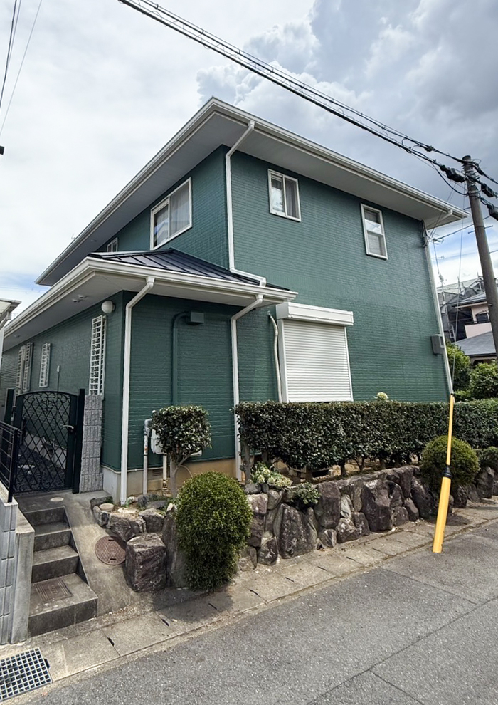 施工事例【外壁補修】外壁塗装89万円西京区川島