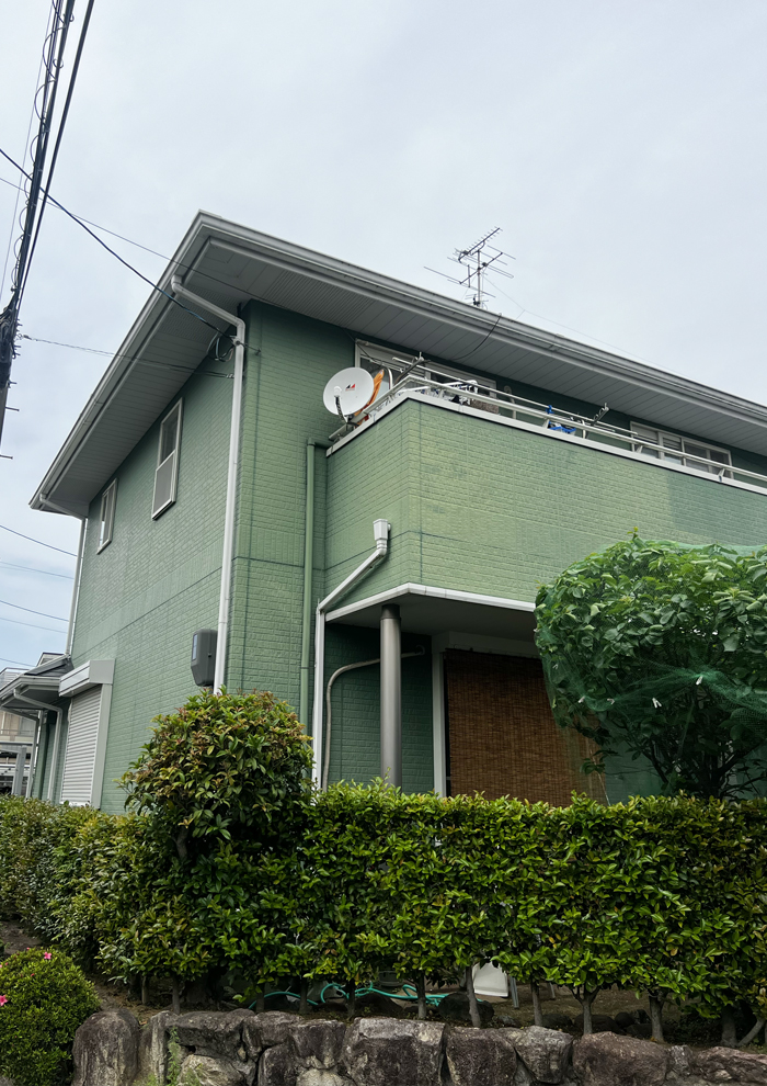 施工事例【外壁補修】外壁塗装89万円西京区川島