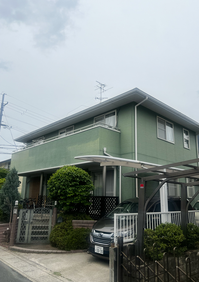 施工事例【外壁補修】外壁塗装89万円西京区川島
