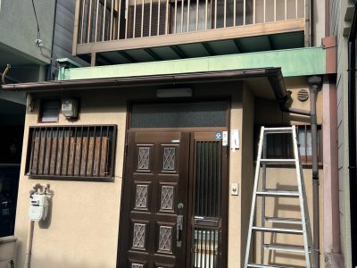 宇治市大久保町旦椋 A様邸 トタン屋根塗装工事　1/11着工