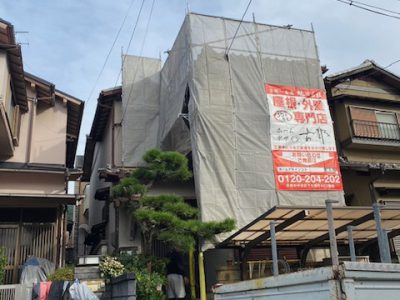 京都市伏見区醍醐和泉町　屋根修理/しっくい