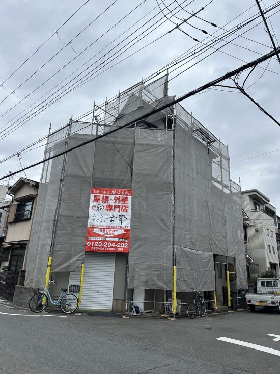 京都市伏見区深草北鍵屋町　屋根修理/カバー工法