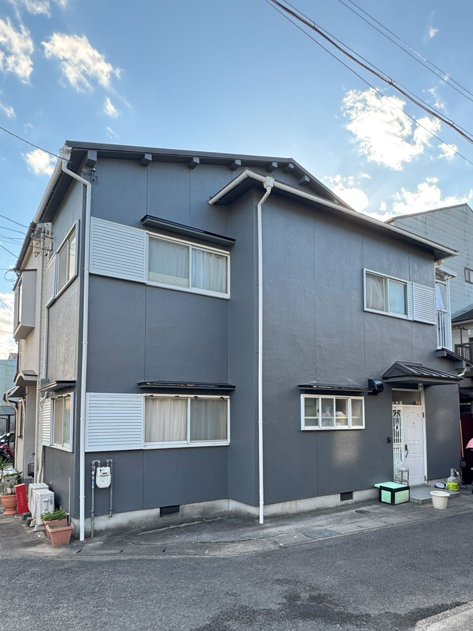 施工事例【屋根修理・外壁塗装】瓦葺き替え・軽量化