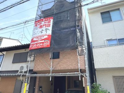 京都市中京区西ノ京東月光町の屋根修理・カバー工法