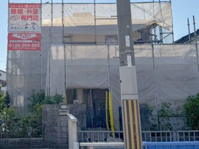 京都市伏見区久我東町の屋根修理・カバー工法・外壁塗装