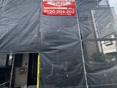京都市中京区越後町の屋根修理・カバー工法