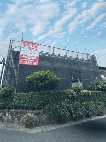 京都市西京区川島竹園町の屋根修理・カバー工法・外壁塗装