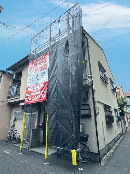 京都市中京区越後町の屋根修理・屋根葺き替え