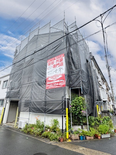 京都市山科区西野大鳥井町の屋根修理・屋根塗装