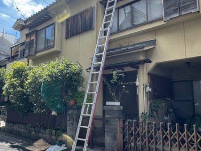 京都市山科区西野大鳥井町の屋根修理・しっくい工事