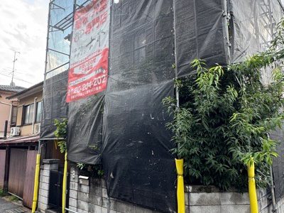 京都市右京区嵯峨朝日町の屋根修理・しっくい工事・外壁塗装