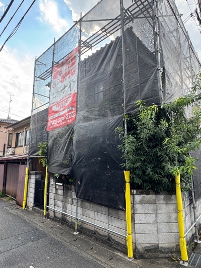 京都市右京区嵯峨朝日町の屋根修理・しっくい工事・外壁塗装