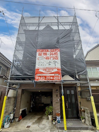 大津市横木の屋根修理・外壁塗装