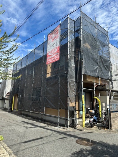 京都市右京区嵯峨朝日町の屋根修理・カバー工法