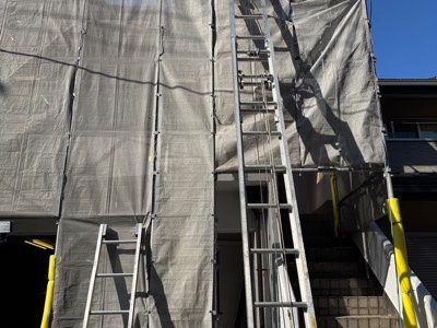 京都市右京区嵯峨朝日町の屋根修理・雨樋交換