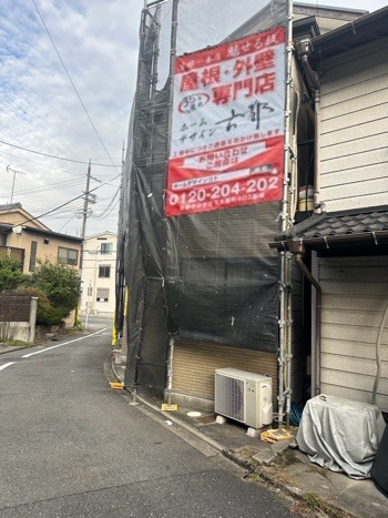 京都市北区紫竹上竹殿町の屋根修理・屋根塗装