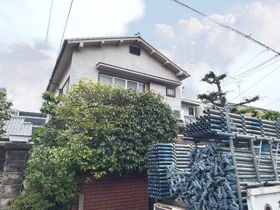 京都市左京区田中西樋ノ口町の屋根修理・外壁塗装