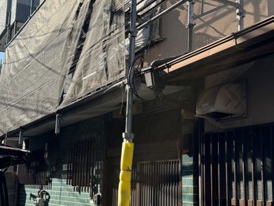 京都市伏見区深草直違橋南の屋根修理・外壁塗装