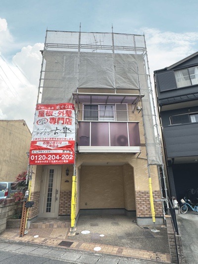 京都市南区久世上久世町の屋根修理・カバー工法