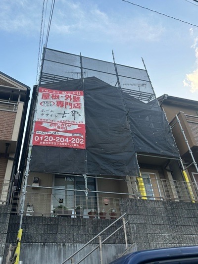 向日市寺戸町北野の屋根修理・カバー工法