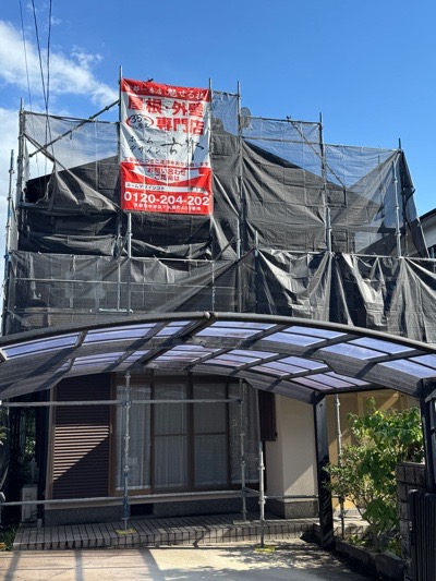 京都市左京区静市市原町の屋根修理・屋根塗装