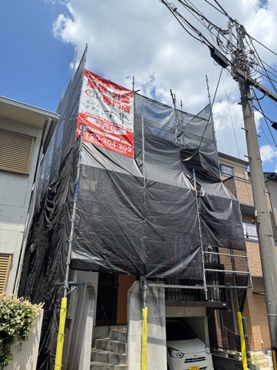 京都市西京区御陵峰ヶ堂町の屋根修理・カバー工法