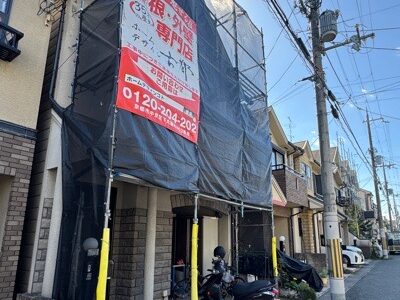 京都市伏見区羽束師鴨川町の屋根修理・カバー工法・外壁塗装